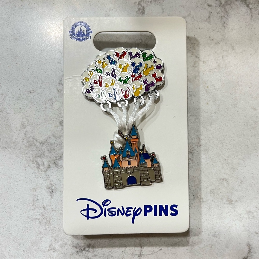 Disneyland Castle with Balloons Pin